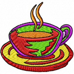 Mugs Embroidery Design 4 Mugs Embroidery Design 4